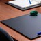 Dacasso Black Leatherette 17" x 14" Conference Table Pad with Stitched Edging PR-1347 - alternate 3